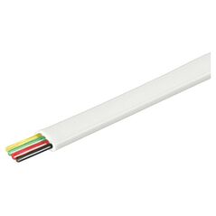 Goobay Kabel telefoniczny 4 żyłowy, płaski, 100m (93305)
