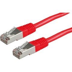 Roline PatchCord, S/FTP, (PiMF), Kat.6, 5m, Czerwony (21.15.1361)