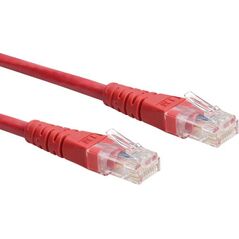 Roline PatchCord, UTP, Cat6, 0.5m, czerwony (21.15.1521)