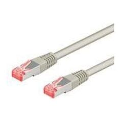 Goobay Patchkabel CAT6.a, S/FTP, Szary, 1m (93680)