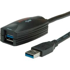 Kabel USB Roline USB-A - 5 m Czarny (12.04.1096)