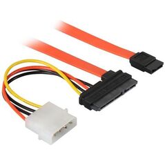 Goobay SATA 22-pin - SATA 22-pin, 0.5m, Czarny (68175)
