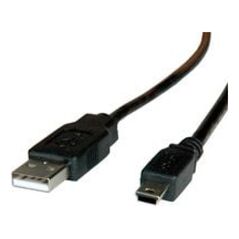 Kabel USB Roline USB-A - 0.8 m Czarny (11.02.8708)