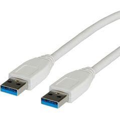 Kabel USB Value USB-A - 3 m Biały (11.99.8976)