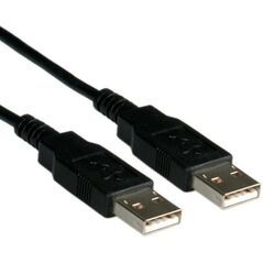 Kabel USB Roline USB-A - USB-A 1.8 m Czarny (11.02.8930)