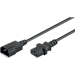 Kabel zasilający Goobay przedłużacz do komputera stacjonarnego, 0.5 m (95124)