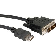 Kabel Roline HDMI - DVI-D 2m czarny (11.04.5522)