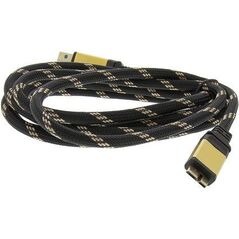 Kabel USB Roline USB-A - 2 m Czarny Złoty (11.02.8879)