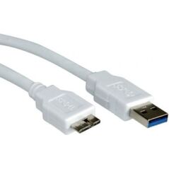 Kabel USB Value USB-A - 3 m Biały (11.99.8877)