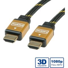 Kabel Roline HDMI - HDMI 15m złoty (11.04.5560)