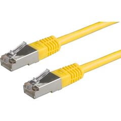 Roline PatchCord, Cat5e, FTP, 1m, żółty (21.15.0132)