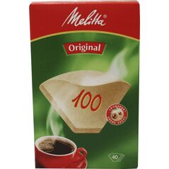Melitta Filtry do ekspresów przelewowych 100/40, rozmiar 4, 40 szt. (0-1007-05)