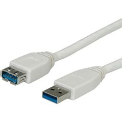 Kabel USB Value USB-A - 1.8 m Biały (11.99.8978)