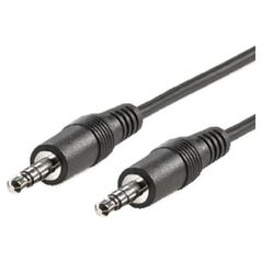 Kabel Roline Jack 3.5mm - Jack 3.5mm 0.2m czarny (11.09.4500)