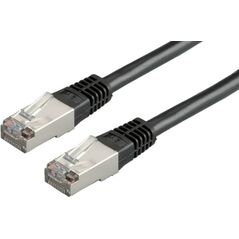 Roline PatchCord, S/FTP, Cat5e, 0,5m, czarny (21.15.0385)