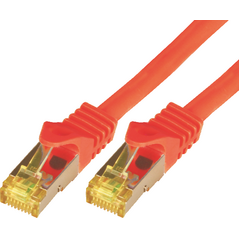Mcab Patchcord, Cat7, S-FTP, PIMF, LSZH, 10m, czerwony (3746)