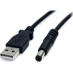 Kabel USB StarTech USB-A - DC 5.5 mm 2 m Czarny (USB2TYPEM2M)