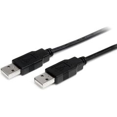 Kabel USB StarTech USB-A - USB-A 2 m Czarny (USB2AA2M)