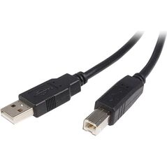 Kabel USB StarTech USB-A - USB-B 1.8 m Czarny (USB2HAB2M)