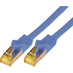Mcab Patchcord, Cat7, S-FTP, PIMF, LSZH, 10m, niebieski (3742)