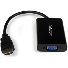 Adapter AV StarTech HDMI - D-Sub (VGA) czarny (HD2VGAA2)