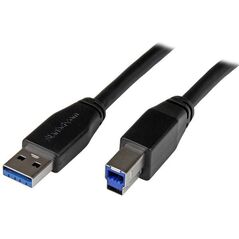 Kabel USB StarTech USB-A - USB-B 5 m Czarny (USB3SAB5M)