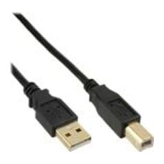 Kabel USB InLine USB-A - USB-B 0.3 m Czarny (34503S)