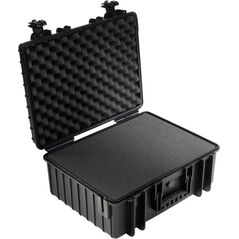Walizka foto B&W International Type 6000 black incl. pre-cut foam (6000/B/SI)