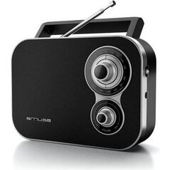 Radio Muse Muse M-051R Black, 2-band portable radio,