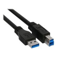Kabel USB InLine USB-A - USB-B 1 m Czarny (35310)