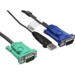 Aten Kable KVM, 5m, Czarny (14016608)
