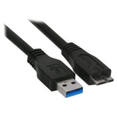 Kabel USB InLine USB-A - micro-B 1.5 m Czarny (35415)