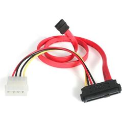 StarTech SFF 8482 - SATA, 0.45m, Czerwony (SAS729PW18)
