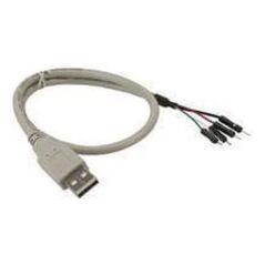 Intos USB zew. - USB wew., 0.4m, Biały (33440A)