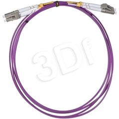 Alantec Patchcord światłowodowy, MM, OM4, LC-LC, duplex 50/125, 2m (FOC-LCLC-5MMD-2-4)