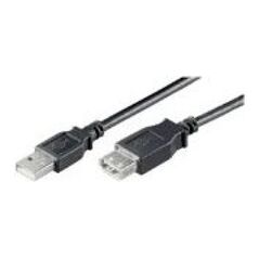 Kabel USB Goobay USB-A - USB-A 3 m Czarny (93600)
