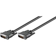Kabel Goobay DVI-D - DVI-D 0.5m czarny (93295)