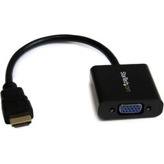 Adapter AV StarTech HDMI - D-Sub (VGA) 0.1m czarny (HD2VGAE2)