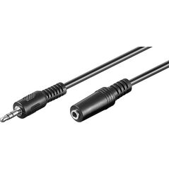 Kabel Goobay Jack 3.5mm - Jack 3.5mm 10m czarny (50935)