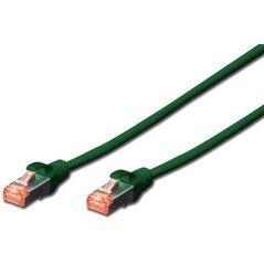 Digitus Patchcord krosowany, S/FTP, Cat6, 0.25m, zielony (DK-1644-0025/G)