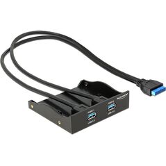 Delock Panel przedni 3.5" / 3.5" 2x USB 3.0 (61896)
