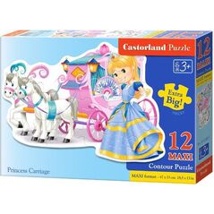Castorland CASTOR 12 MAXI Księżniczka z karetą - 120017