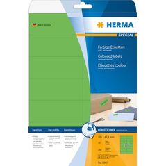 Herma Etykiety kolorowe A4, papier matowy zielony, 280 szt (5061)