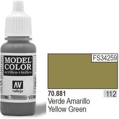 Vallejo Farba Nr112 Yellow Green 17ml - 70881