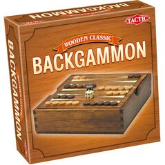 Tactic TACTIC Gra Wooden Classic Backgammon - 14026