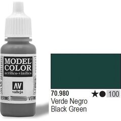 Vallejo Farba Nr100 Black Green 17ml - 70980