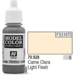 Vallejo Farba Nr6 Light Flesh Matt 17ml - 70928