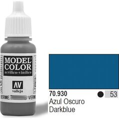 Vallejo Farba Nr53 Dark Blue 17ml Matt - 70930