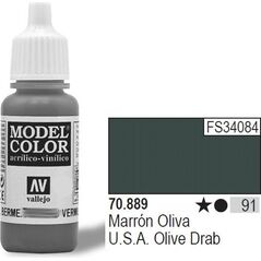 Vallejo Farba matowa Nr 91 Oliwna 17ml (70889)