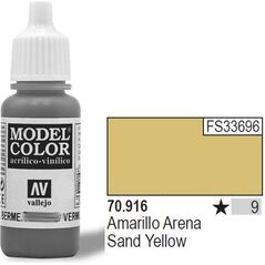 Vallejo Farba Nr9 Sand Yellow Matt 17ml - 70916